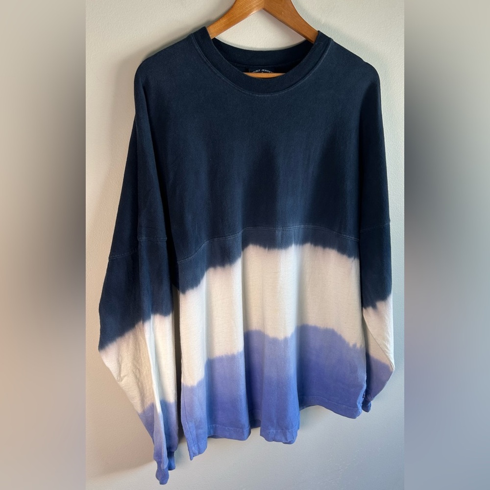 Spirit Jersey Cape Cod Mens T-Shirt Sz M Long Sleeve Vintage Stay Salty Tie Dye - Picture 3 of 12